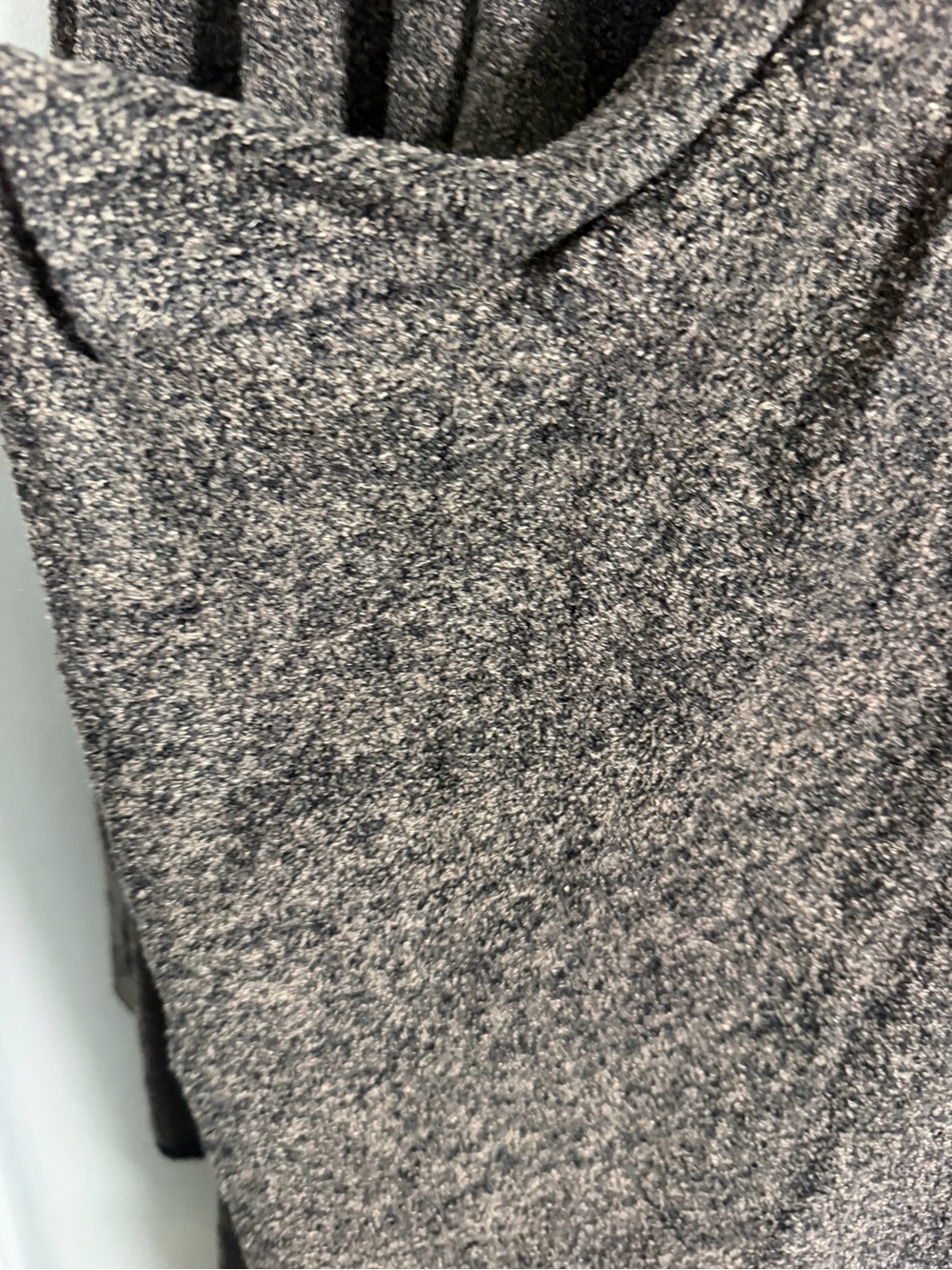 Barefoot Dreams Charcoal Open-Front Draped Cardigan - Picture 7 of 10